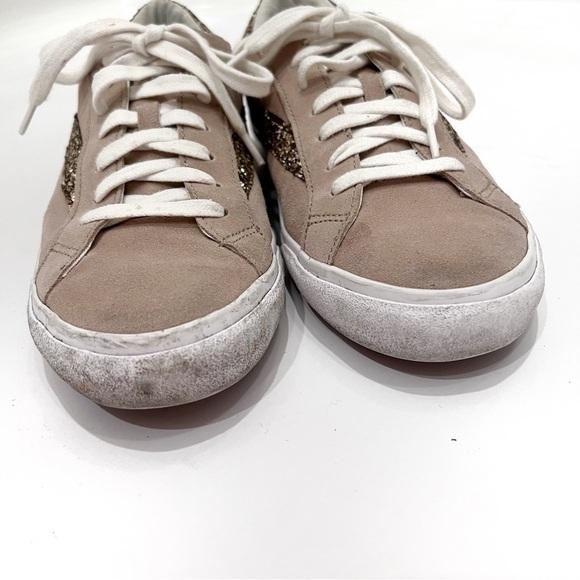 Madewell Sidewalk Glitter Sparkles Sneakers Size 7.5 - Picture 4 of 15